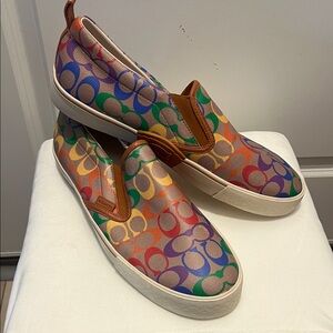 Coach Multicolor Slip-On Loafers